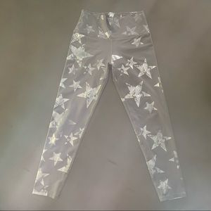 Aeries move high waisted 7/8 star leggings